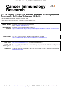 Cover page: CALGB 150905 (Alliance): Rituximab Broadens the Antilymphoma Response by Activating Unlicensed NK Cells