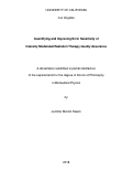 Cover page: Quantifying and Improving Error Sensitivity of Intensity Modulated Radiation Therapy Quality Assurance