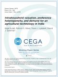 Cover page: Intrahousehold valuation, preference heterogeneity, and demand for an agricultural technology in India