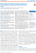 Cover page: Renin-Angiotensin-Aldosterone System Activation and Diuretic Response in Ambulatory Patients With Heart Failure