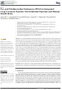 Cover page: Per- and Polyfluoroalkyl Substances (PFAS) in Integrated Crop–Livestock Systems: Environmental Exposure and Human Health Risks