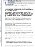 Cover page: Is There an Association Between a History of Running and Symptomatic Knee Osteoarthritis? A Cross‐Sectional Study From the Osteoarthritis Initiative