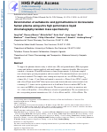 Cover page: Determination of sulfadoxine and pyrimethamine in microvolume human plasma using ultra high performance liquid chromatography-tandam mass spectrometry.