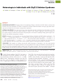 Cover page: Heterotopia in Individuals with 22q11.2 Deletion Syndrome