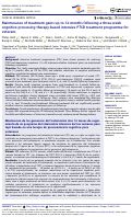 Cover page: Maintenance of treatment gains up to 12-months following a three-week cognitive processing therapy-based intensive PTSD treatment programme for veterans