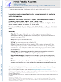 Cover page: Long-term outcomes of sphincter pharyngoplasty in patients with cleft palate