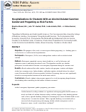 Cover page: Hospitalizations for Students With an Alcohol-Related Sanction: Gender and Pregaming as Risk Factors