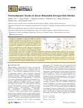 Cover page: Thermodynamic Routes to Novel Metastable Nitrogen-Rich Nitrides