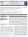 Cover page: Associations between modifiable risk factors and white matter of the aging brain: insights from diffusion tensor imaging studies