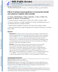 Cover page: Effects of estrogen and progesterone on neuroactive steroids and cytokines in patients with suicidality.