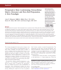 Cover page: Preoperative Skin Conditioning: Extracellular Matrix Clearance and Skin Bed Preparation, A New Paradigm