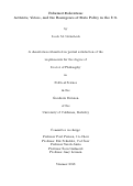 Cover page: Polarized Federalism: Activists, Voters, and the Resurgence of State Policy in the U.S.