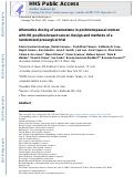 Cover page: Alternative dosing of exemestane in postmenopausal women with ER-positive breast cancer. Design and methods of a randomized presurgical trial