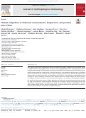 Cover page: Human adaptation to Holocene environments: Perspectives and promise from China