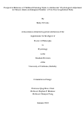 Cover page: Prospective Relations of Childhood Parenting Styles to Adolescents’ Psychological Adjustment in Chinese American Immigrant Families: A Ten-Year Longitudinal Study