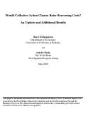 Cover page: Would Collective Action Clauses Raise Borrowing Costs? An Update and Additional Results