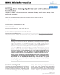 Cover page: Ontology-driven indexing of public datasets for translational bioinformatics