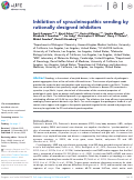 Cover page: Inhibition of synucleinopathic seeding by rationally designed inhibitors.