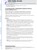 Cover page: Social Determinants of Appropriate Treatment for Muscle-Invasive Bladder Cancer