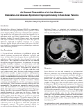 Cover page: An Unusual Presentation of a Liver Abscess: Klebsiella Liver Abscess Syndrome Disproportionately in East Asian Patients