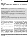 Cover page: Body Mass Index and Health Care Utilization in Diabetic and Nondiabetic Individuals