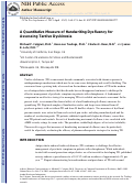 Cover page: A Quantitative Measure of Handwriting Dysfluency for Assessing Tardive Dyskinesia