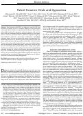 Cover page: Patent Foramen Ovale and Hypoxemia