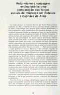 Cover page: Reformismo e roupagem revolucionária: uma comparação das forças sociais de mudança em <em>Esteiros e Capitães da Areia</em>