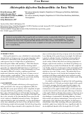 Cover page: Abiotrophia defectiva Endocarditis: An Easy Miss