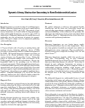 Cover page: Dynamic Airway Obstruction Secondary to Rare Endobronchial Lesion