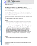 Cover page: Personal care product use as a predictor of urinary concentrations of certain phthalates, parabens, and phenols in the HERMOSA study