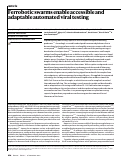 Cover page: Ferrobotic swarms enable accessible and adaptable automated viral testing