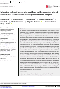 Cover page: Mapping roles of active site residues in the acceptor site of the PA3944 Gcn5-related N-acetyltransferase enzyme.