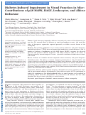 Cover page: Diabetes-Induced Impairment in Visual Function in Mice: Contributions of p38 MAPK, RAGE, Leukocytes, and Aldose ReductaseVisual Function in Diabetic Mice