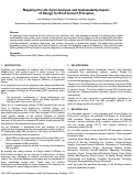 Cover page: Mapping the Life Cycle Analysis and Sustainability Impact of Design for Environment Principles