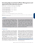 Cover page: Sustaining Sherman Island: A Water Management and Agricultural Diversification System