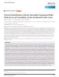 Cover page: Vertical Distribution of Rocky Intertidal Organisms Shifts With Sea-Level Variability on the Northeast Pacific Coast.