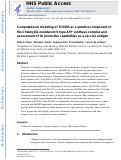 Cover page: Computational modeling of TC0583 as a putative component of the Chlamydia muridarum V-type ATP synthase complex and assessment of its protective capabilities as a vaccine antigen