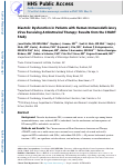 Cover page: Diastolic Dysfunction in Patients With Human Immunodeficiency Virus Receiving Antiretroviral Therapy: Results From the CHART Study