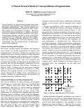 Cover page: A Neural Network Model of Concept-Influenced Segmentation