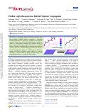 Cover page: Visible Light-Responsive DASA-Polymer Conjugates.