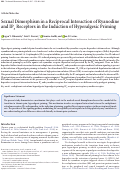 Cover page: Sexual Dimorphism in a Reciprocal Interaction of Ryanodine and IP3 Receptors in the Induction of Hyperalgesic Priming