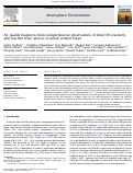 Cover page: Air quality diagnosis from comprehensive observations of total OH reactivity and reactive trace species in urban central Tokyo