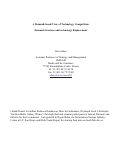 Cover page of A Demand-based View of Technology Competition: Demand Structure and Technology Displacement