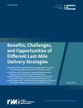 Cover page: Benefits, Challenges, and Opportunities of Different Last-Mile Delivery Strategies