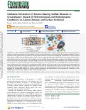 Cover page: Oxidative Dissolution of Arsenic-Bearing Sulfide Minerals in Groundwater: Impact of Hydrochemical and Hydrodynamic Conditions on Arsenic Release and Surface Evolution