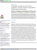 Cover page: The genetic architecture of the maize progenitor, teosinte, and how it was altered during maize domestication