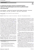 Cover page: Co-pathology may impact outcomes of amyloid-targeting treatments: clinicopathological results from two patients treated with aducanumab