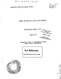 Cover page: MODELS FOR KINETICS OF SOLID STATE SINTERING