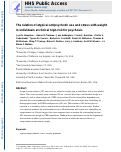 Cover page: The relation of atypical antipsychotic use and stress with weight in individuals at clinical high risk for psychosis.